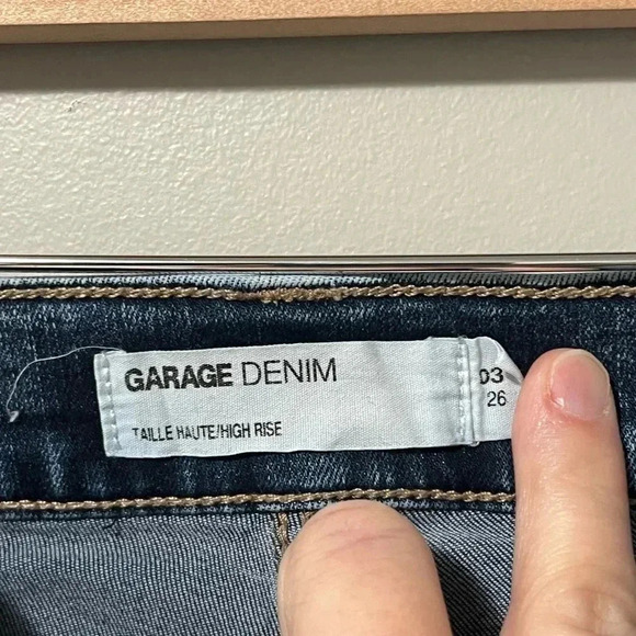 Garage Denim High Rise Distressed Skinny Jeans - Picture 10 of 10